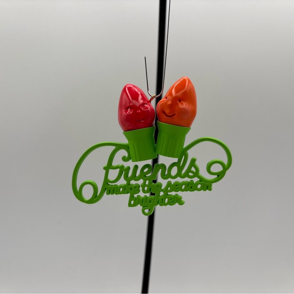 Hallmark‎ Keepsake 2016 Friends Make The Season Brighter Christmas Tree Ornament